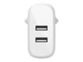 Miniatyrbillede 3 af 4: Belkin Väggladdare med 2x USB uttag + Lightning kabel 1m
