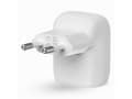 Miniatyrbild 3 av 5: Belkin BoostCharge - Strömadapter - 20 Watt - Fast Charge, Strömmatning 3.1 (24 pin USB-C) - på kabel: Lightning - vit