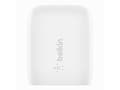 Miniatyrbild 5 av 5: Belkin BoostCharge - Strömadapter - 20 Watt - Fast Charge, Strömmatning 3.1 (24 pin USB-C) - på kabel: Lightning - vit