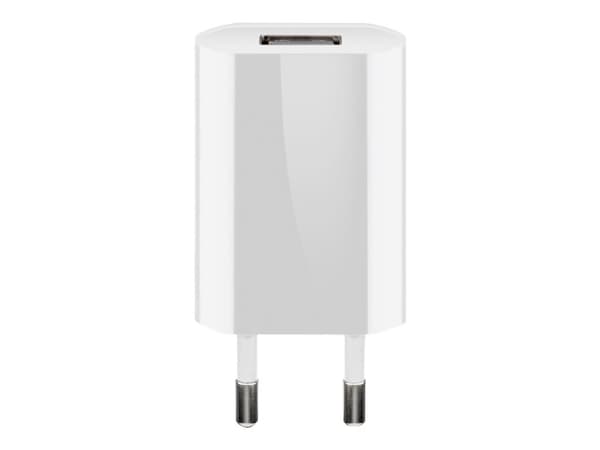 goobay - Strømadapter - 5 watt - 1 A (USB) - hvit