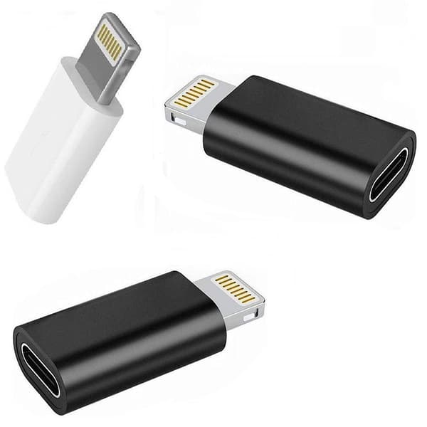 Adapter USB-C till iPhone 2in1 Laddning + Dataöverföring