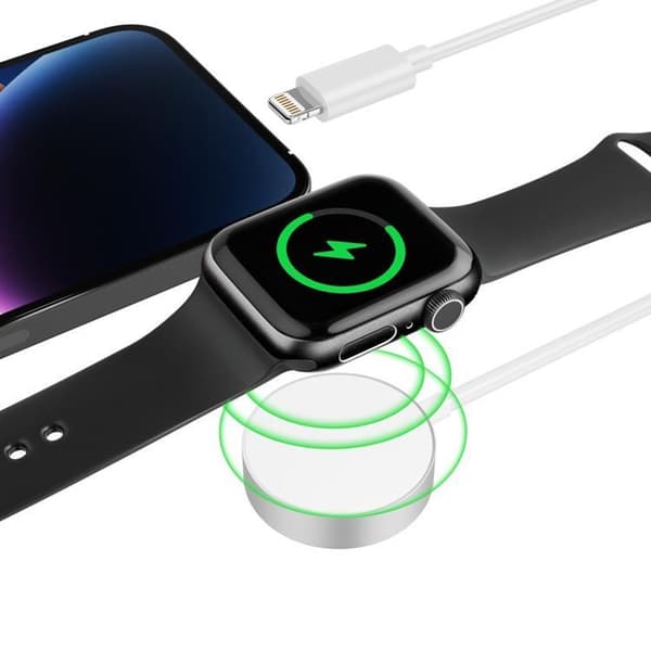 Tech-Protect Magnetic Laddare med Lightning Kabel - Vit