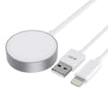 Miniatyrbild 2 av 5: Tech-Protect Magnetic Laddare med Lightning Kabel - Vit