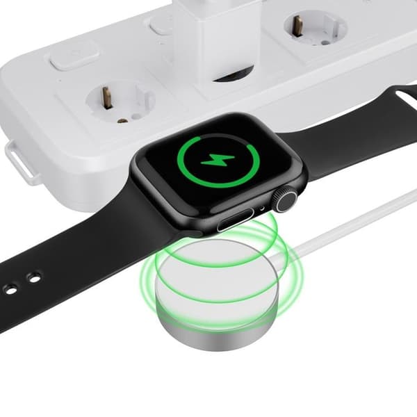 Tech-Protect Apple Watch Magnetic Laddare 120cm - Vit