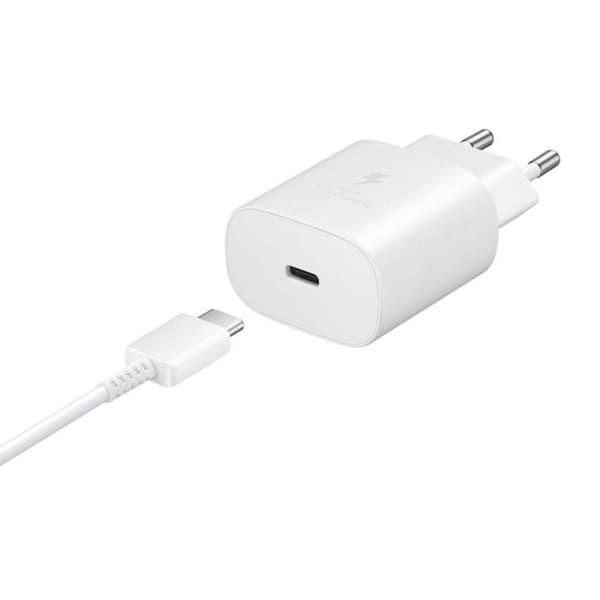 Samsung Laddare med Snabbladdning USB-C 25W + USB-C-Kabel 1m