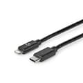 Pikkukuva 4 / 6: Nedis Lightning Kaapeli | USB 2.0 | Apple Lightning 8-Pin | USB-C™ Uros | 480 Mbps | Niklattu | 2.00 m | Pyöreä | PVC | Musta | Kirjekuori