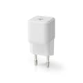 Miniatyrbilde 6 av 9: Nedis vegg lader | 30 W | PD3.0 30W | Hurtigladefunksjon | 1.5 / 2.0 / 2.5 / 3.0 A | Antall utganger: 1 | USB-C™ | Automatisk Spenning Utvalg | Hvit