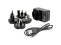 Miniatyrbilde 1 av 2: iSafe MOBILE Ladeset Zone 2 USB-oplader 1 x USB-A, 1x Micro-USB med Europa-adapter, med UK-adapter, med USA-adapter, med Australien-adapter