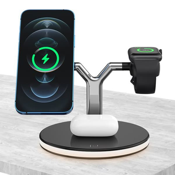 Trådlös 3-i-1 Laddstation 15W med PD & QC3.0