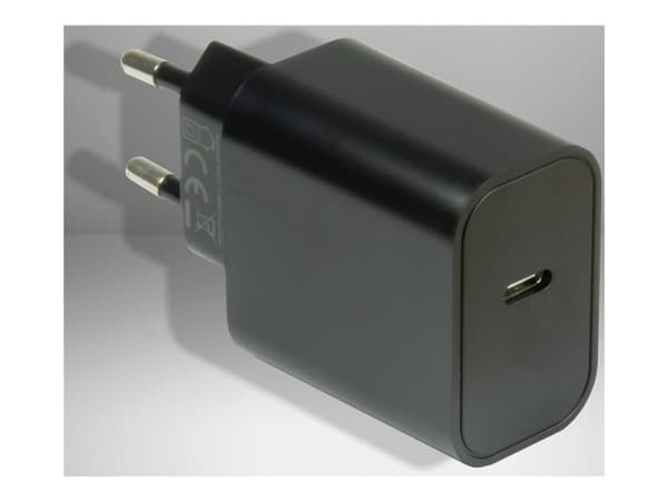 Inter-Tech PD-2020 - Strømadapter - small - 20 watt - 3 A - PD 2.0, PD 3.0, QC 3.0, Apple 2.4A (24 pin USB-C)