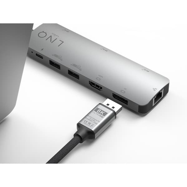LINQ by Elements Display Port 8K/60Hz Kaapeli 2m