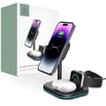 Miniatyrbild 1 av 7: Tech-Protect 3-in-1 Trådlös Laddare Magsafe iPhone, Apple Watch, AirPods - Svart