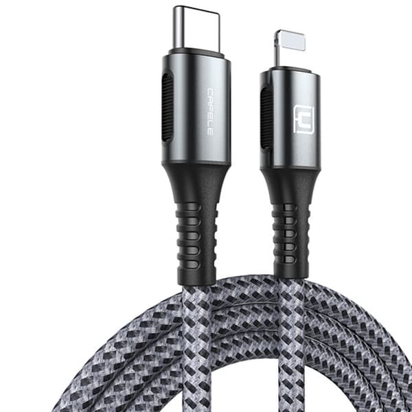 Praktisk och Slittåligt (1.2m) Laddningskabel från Type-C till Lightning anslutning