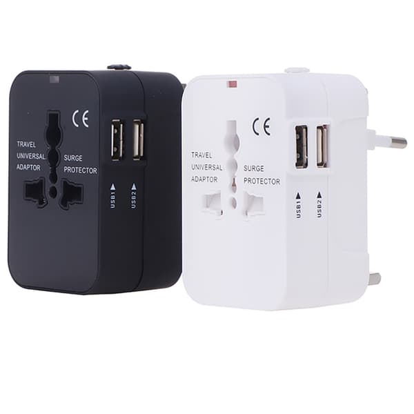 Universal Rese Väggadapter 2st USB