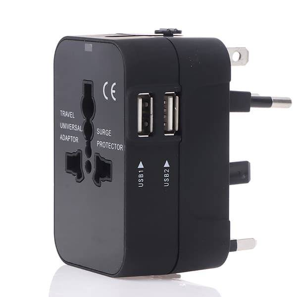 Universal Rese Väggadapter 2st USB
