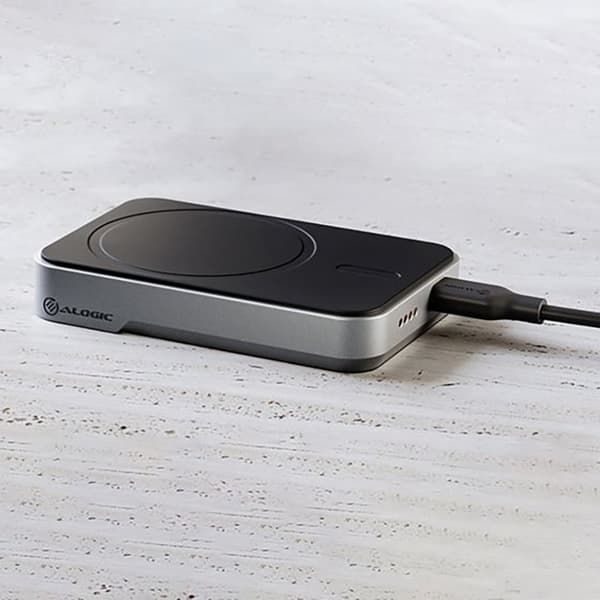 ALOGIC Matrix Universal Magnetic Power Bank 5000mAh MagSafe Musta