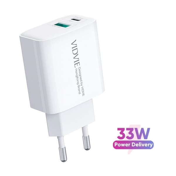 Komplett laddare -Adapter 2x & Lightning/USB-A kabel 1m