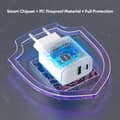 Miniatyrbild 7 av 9: Komplett laddare -Adapter 2x & Lightning/USB-A kabel 1m
