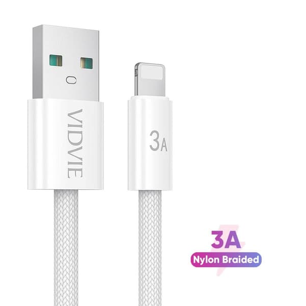 Komplett laddare -Adapter 2x & Lightning/USB-A kabel 1m