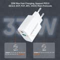 Miniatyrbild 2 av 9: Komplett laddare -Adapter 2x & Lightning/USB-A kabel 1m
