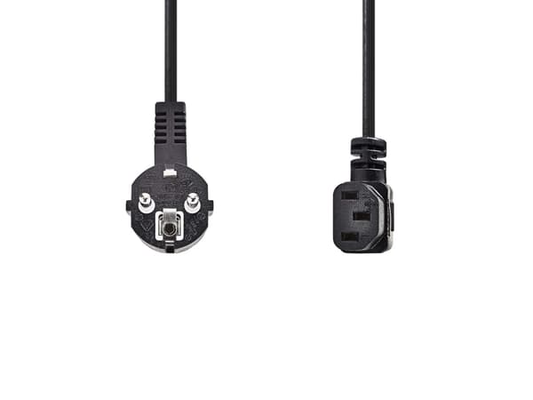 Nedis CEGL10020BK20, 2 m, Strømplugg type F, IEC 320