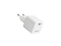 Miniatyrbilde 5 av 5: eSTUFF INFINITE - Strømadapter - GaN, 100% recycled plastic - 30 watt - 3 A - PD 3.0, Apple Fast Charge, QC 3.0 (24 pin USB-C) - hvit