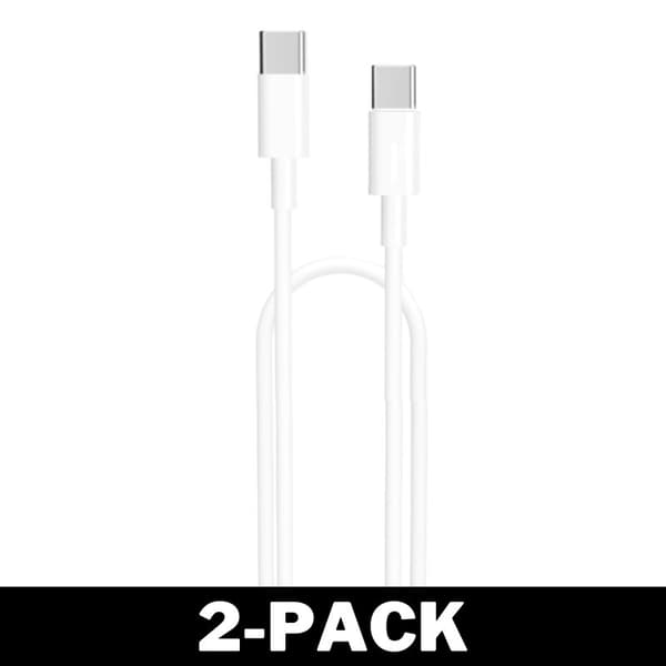 Vægoplader 20W + 2 Meter Kabel til iPhone / Samsung Pakke