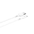 Miniatyrbilde 4 av 8: Gear Rund ladekabel Lightning til USB-A 0,3m Hvit MFI