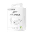 Miniatyrbillede 9 af 10: Gear Lader 220V 1xUSB 2,4A Hvid Lightning Kabel 1m MFI C89