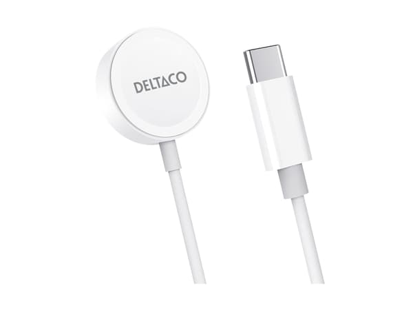 DELTACO - Trådløs ladepute - 2.5 watt - hvit
