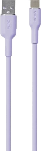 Puro USB-A Till USB-C Kabel 1.5 Icon Soft - lavender