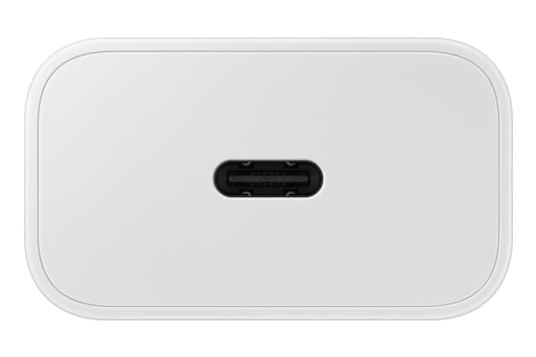 Samsung EP-T2510X - Strømadapter - med datakabel - 25 watt - 3 A - PD 3.0, PD/PPS, SFC (24 pin USB-C) - på kabel: USB-C - hvit