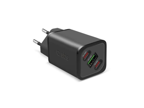 SBS TETRGANUSB2CPD100W, Innendørs, AC, 12 V, Sort Sort