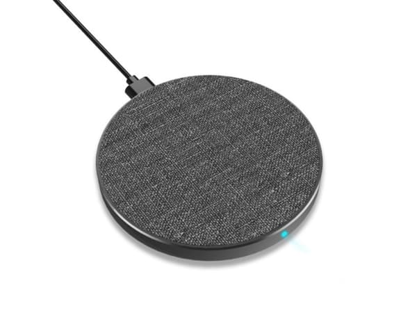 Trådlös Laddare 10W QI Metall/Tyg