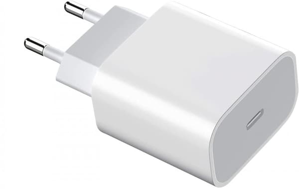 2-pak oplader til iPhone/Android 20W med USB-C til Lightning og USB-C - hurtigoplader