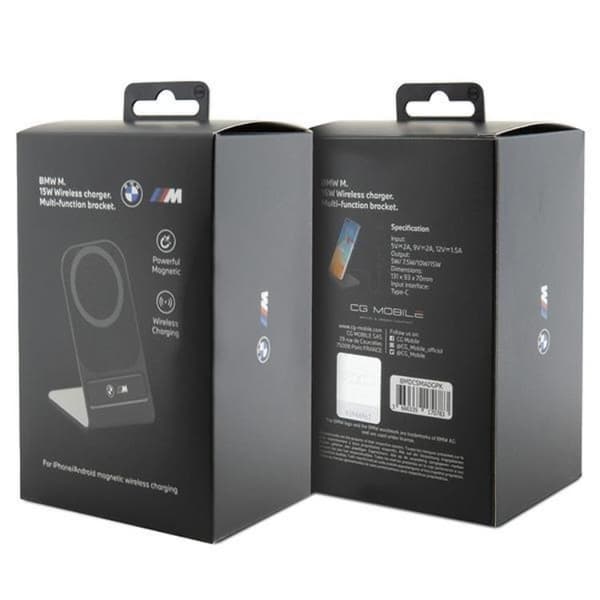 BMW Magsafe Trådlös Laddare Induction 15W M Edition - Svart