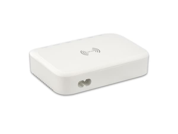 4smarts - Ladestasjon - 7 i 1 - 100 watt - 5 A - PD 3.0, QC 3.0, AFC, HiSilicon Fast Charging, PD/PPS - 6 utgangskontakter (USB, 24 pin USB-C)