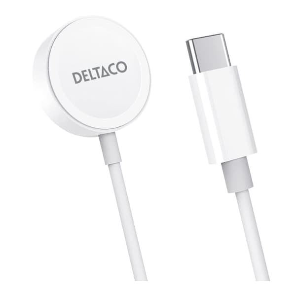 Apple Watch Trådlös laddare USB-C 1m kabel - Vit
