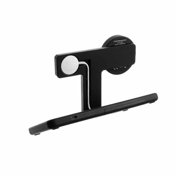 Fixed Trådløs lader MagPowerstation 3in1 Stand MagSafe Svart
