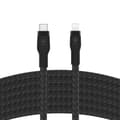 Miniatyrbillede 3 af 3: Belkin BOOST CHARGE USB-C to LTG Braided Silicon, 3m, Black