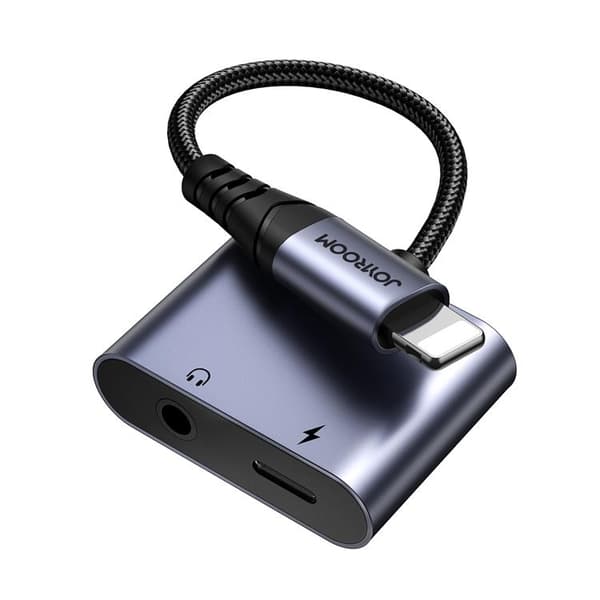 Joyroom 2in1 Lightning/Lightning/3.5 mm Mini Jack DAC Adapter