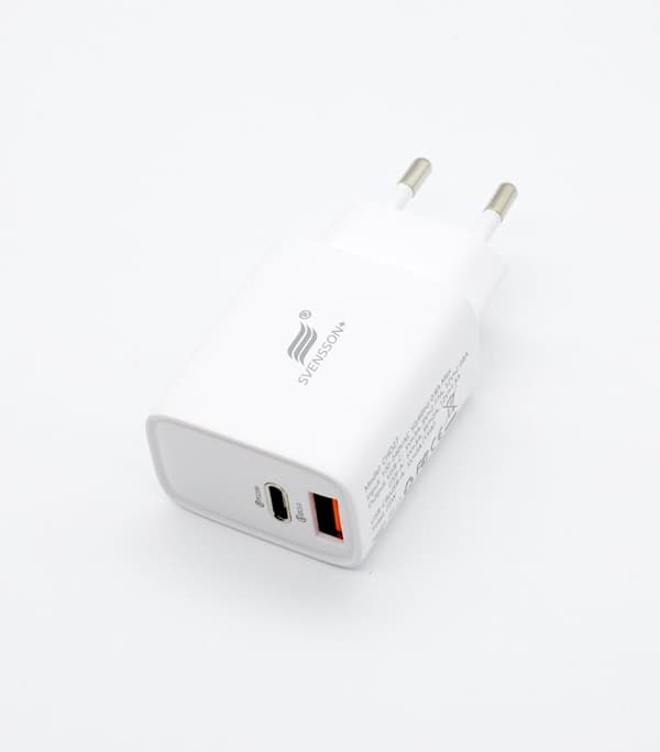 Svensson+ USB A+C GaN Universal Fast Charger 25W