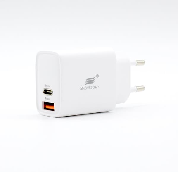 Svensson+ USB A+C GaN Universal Fast Charger 25W