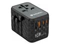 Miniatyrbilde 2 av 5: Verbatim UTA-05 - Strømadapter - GaN III, universal - 65 watt - 5 A - PD 3.0, QC 4.0+, QC 3.0, Fast Charge, Super Charge, Apple Fast Charge, PD/PPS,