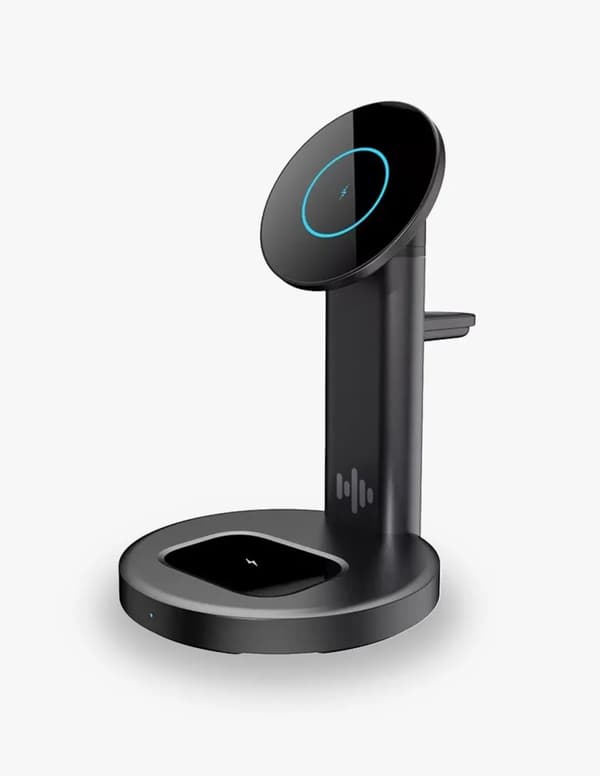 Soundliving Qi 3-i-1 trådløs lader
