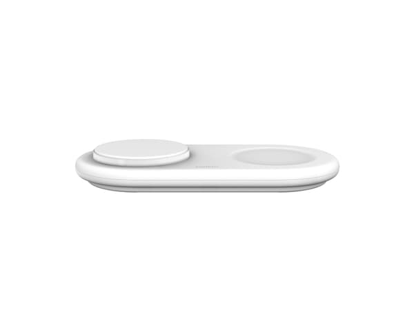 Belkin BoostCharge Pro 2-in-1 - Trådløs ladepute - magnetisk + AC-strømadapter - 15 watt - hvit
