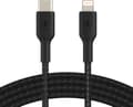 Miniatyrbilde 2 av 2: Belkin BOOST CHARGE™ Lightning - USB-C kabel flettet, 2 m, svart