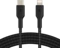Miniatyrbilde 1 av 2: Belkin BOOST CHARGE™ Lightning - USB-C kabel flettet, 2 m, svart
