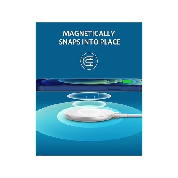 Anker Langaton laturi PowerWave Magnetic Pad 7.5W MagSafe Valkoinen