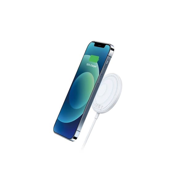 Anker Langaton laturi PowerWave Magnetic Pad 7.5W MagSafe Valkoinen Valkoinen